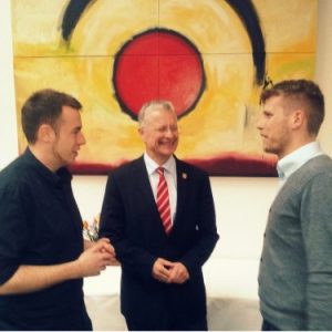 v.l.n.r.: Alexander Klein, Frank Puchtler, MdL, Sebastian Busch