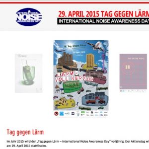 Tag gegen Lärm