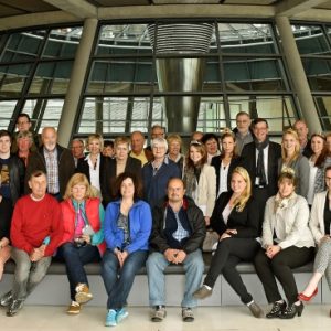 Besuchergruppe im Bundestag